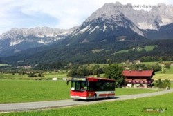 Von der Pegnitz zum Wilden Kaiser verschlagen...hat des ehemaligen Midibus 963 der VAG Nrnberg. Seit September setzt ihn das Unternehmen Gatt aus Scheffau in den Tiroler Alpen ein.